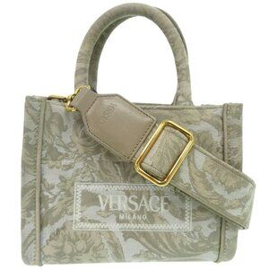 AUTHENTIC VERSACE Barocco Atena Mini 2WAY Hand Bag LTJ665-011226